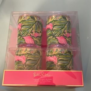 Lilly pulitzer lo ball glasses